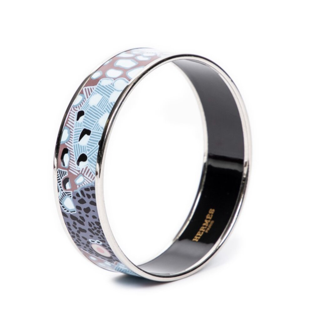Hermes Enamel Bangle MM Bracelet